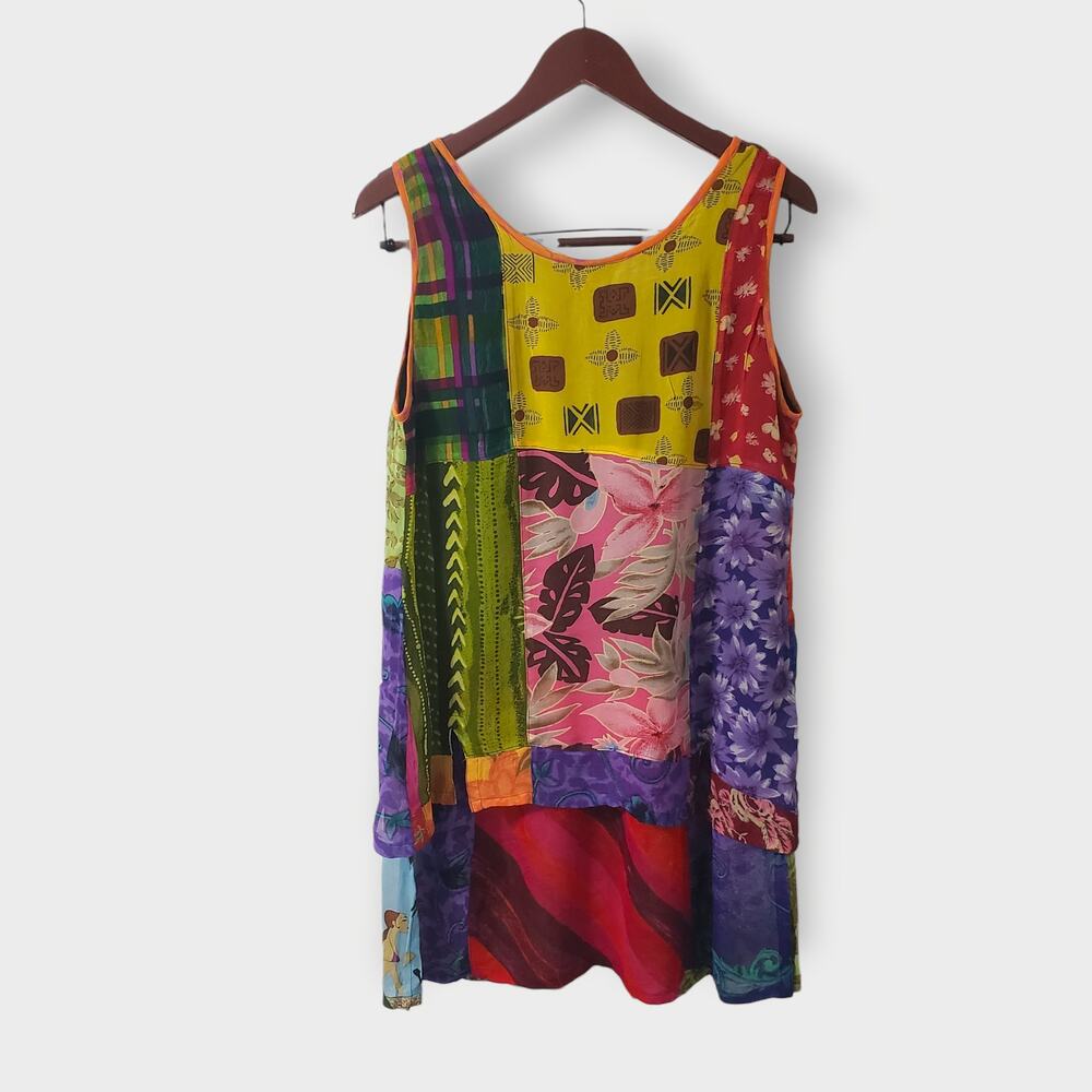 Sacred Threads Layered Patchwork Sleeveless Tunic… - image 5
